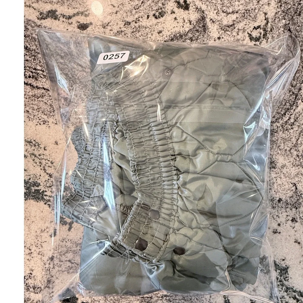 Vintage USAF CWU-9/P Quilted Trousers Sage Green Military Pants Large Iberia Mfg